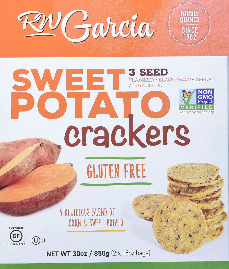 3 Seed Sweet Potato Crackers