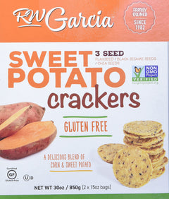 3 Seed Sweet Potato Crackers