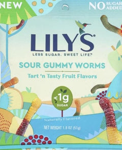 Sour Fruit Flavor Gummy Worms