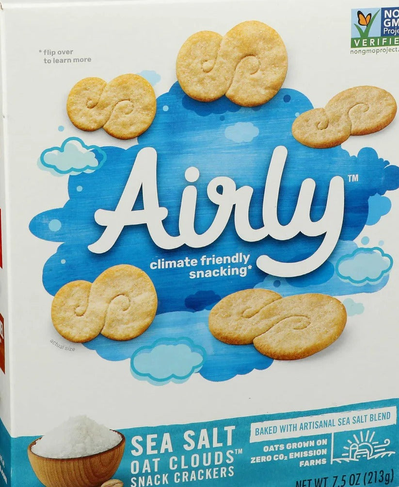 Sea Salt Oat Snack Crackers
