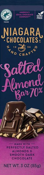 Dark Chocolate Salted Almond Bar (8CT)