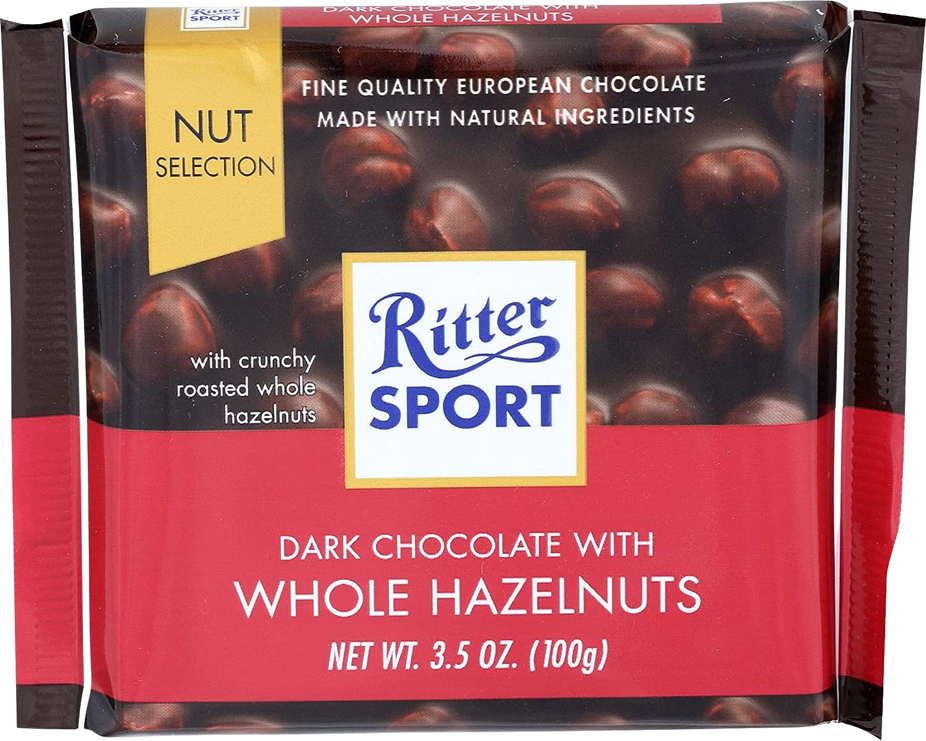 Dark Chocolate & Whole Hazelnut Bar