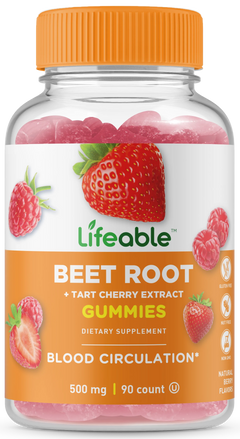 Beet Root Tart Cherry Extract Gummies 500 Mg