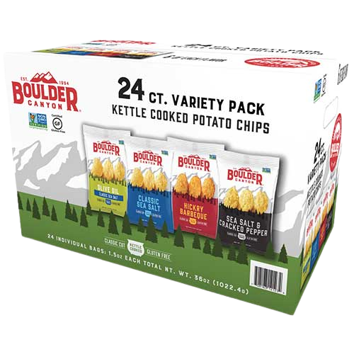 Sea Salt Kettle Cooked Potato Chips (24 Pack)