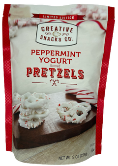 Yogurt Peppermint Pretzels