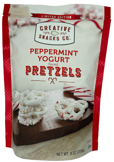 Yogurt Peppermint Pretzels