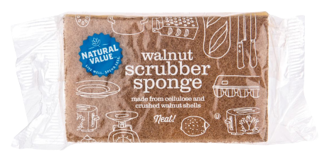 Scouring Pads Made from Walnut (24 Pack)