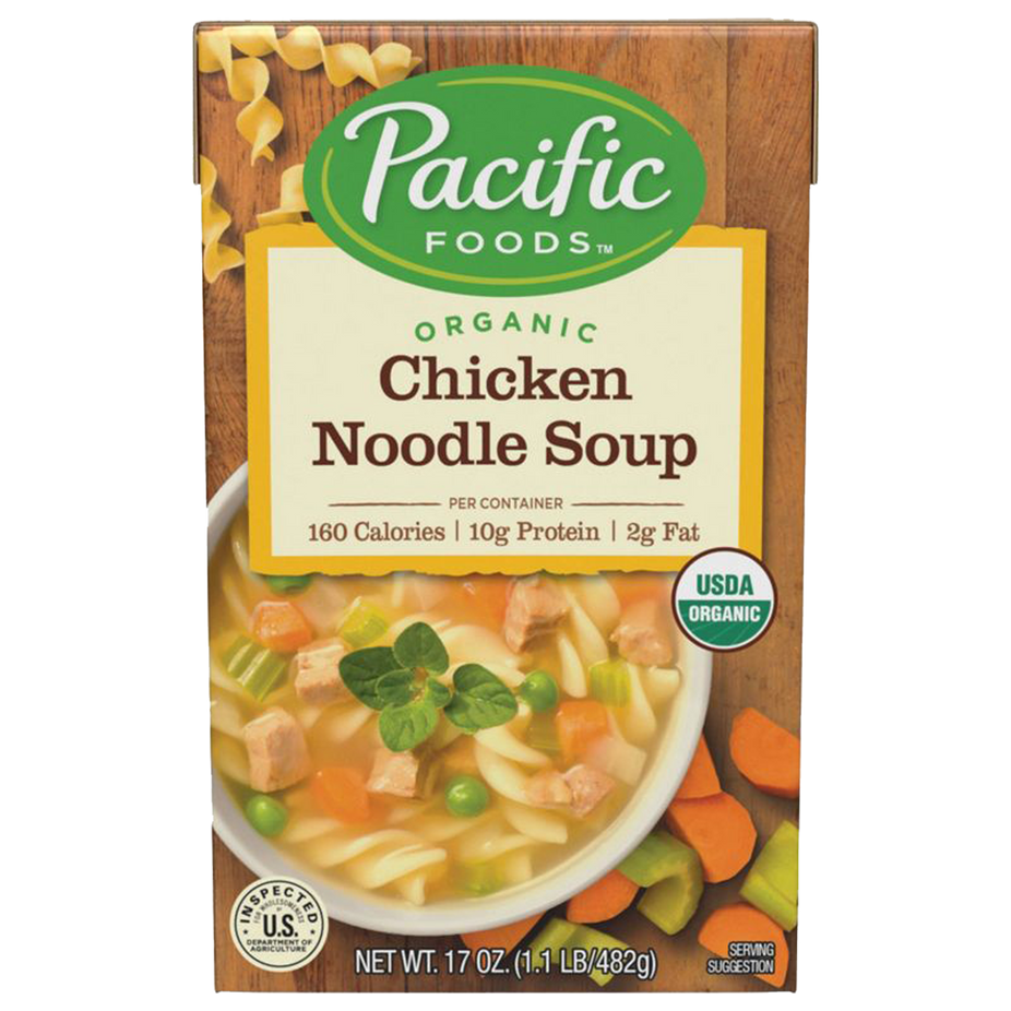 Organic Chicken Noodle Soup Box