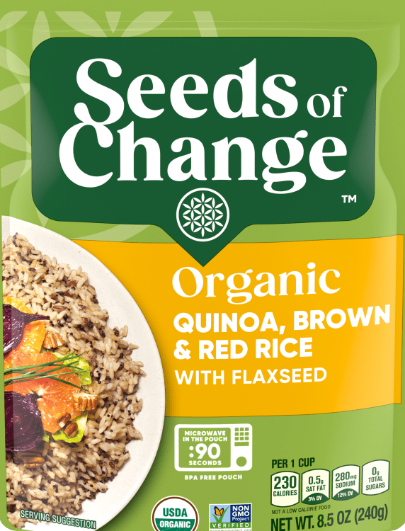 Quinoa Brown & Red Rice with Flaxseed