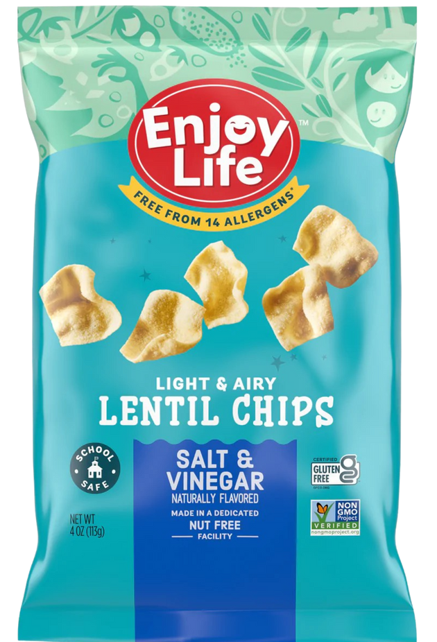 Salt & Vinegar Lentil Chips