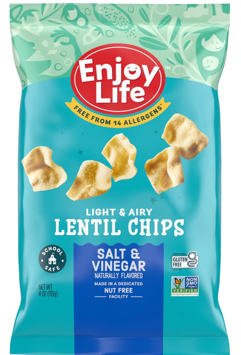 Salt & Vinegar Lentil Chips