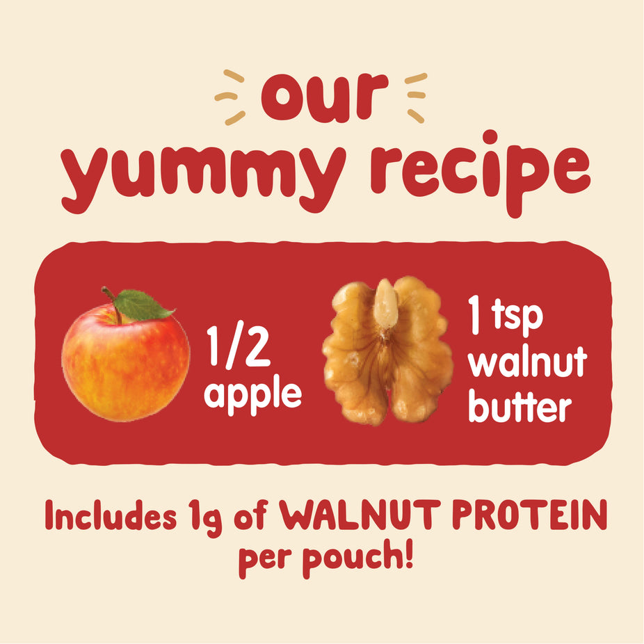 Nutty Blends Apples With Walnut Butter Baby Food (8 Pack)