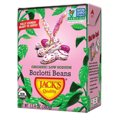 Organic Low Sodium Borlotti Beans