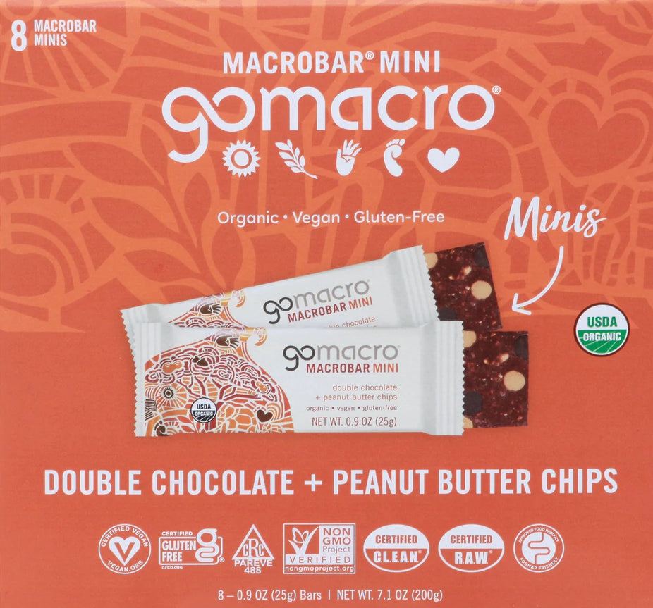 Double Chocolate & Peanut Butter Chips Bar (8 Pack)