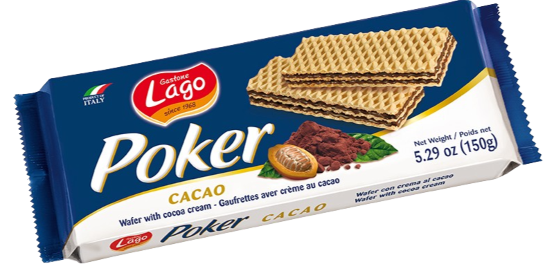 Cacao Poker Wafer Cookies (20 Pack)