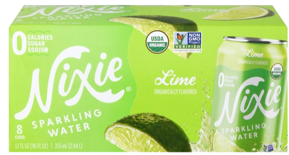 Lime Sparkling Water (8 Pack)