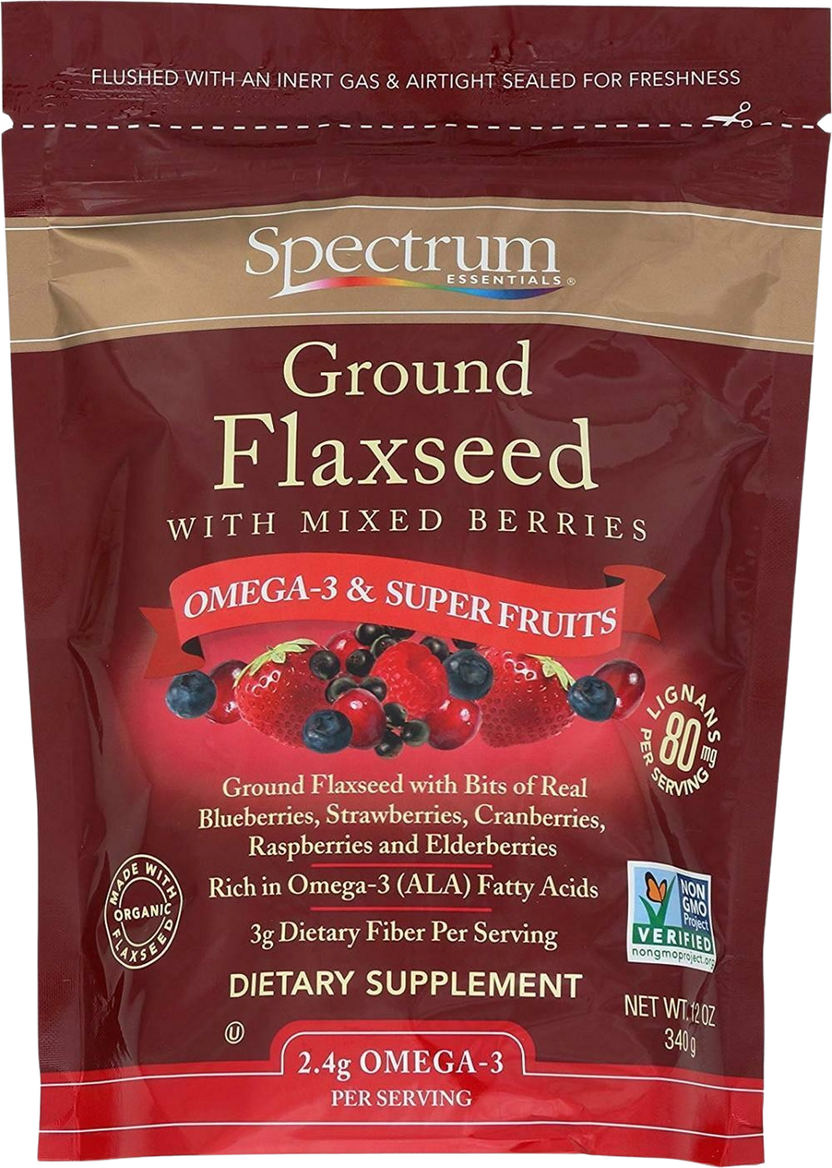 Mixed Berries with Ground Flaxseed