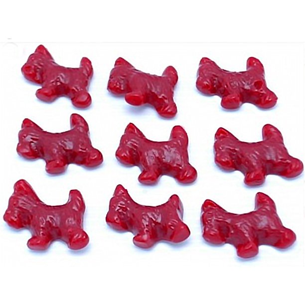 Scottie Dogs Red Licorice
