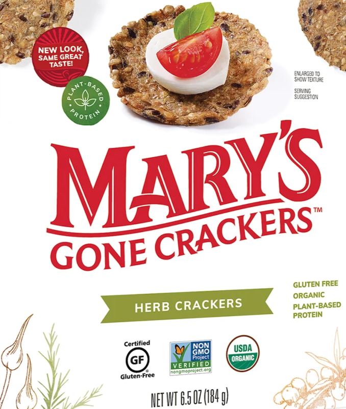 Gluten Free Herb Crackers