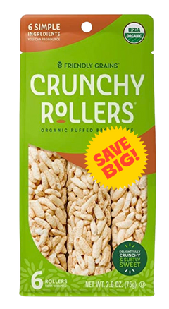 Organic Lemon Crunchy Rice Roller