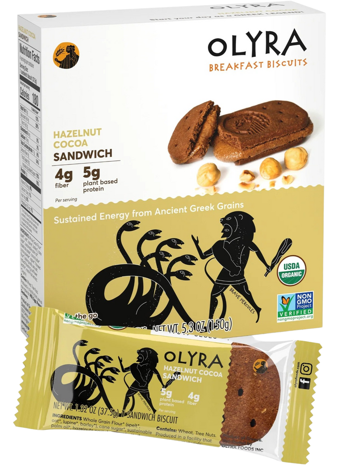 Hazelnut Cocoa Breakfast Sandwich Biscuit