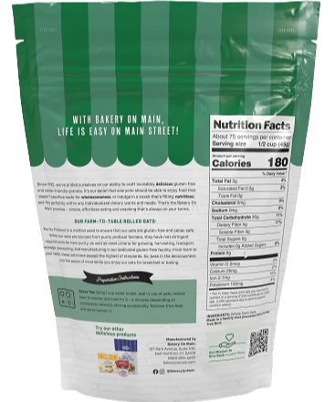 Gluten Free Rolled Oats Cereal