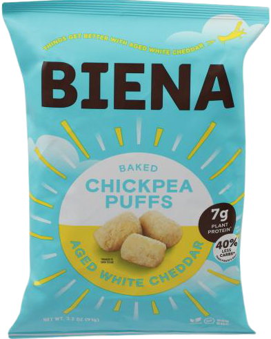 Baked Chickpea Puffs Aged White Cheddar