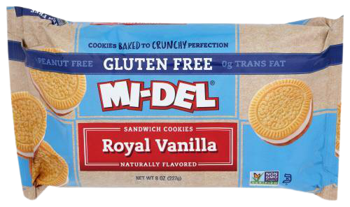 Gluten Free Royal Vanilla Sandwich Cookies