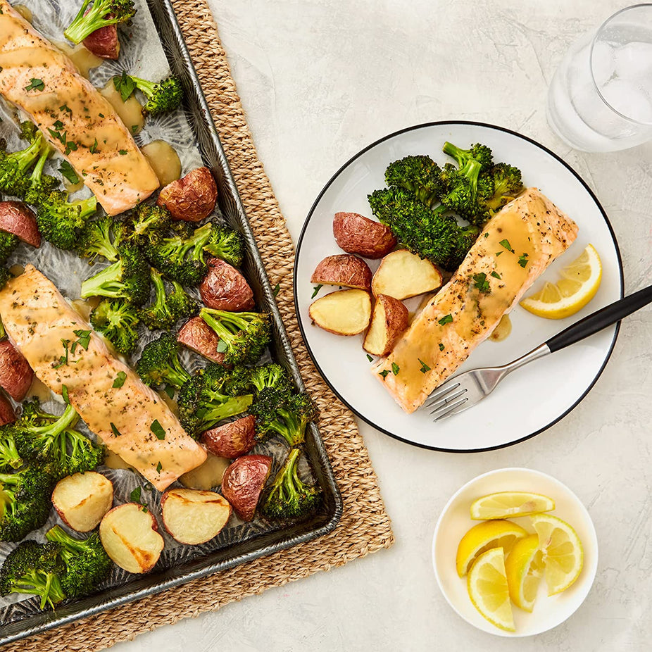 Lemon Garlic Sheet Pan Dinner Starter
