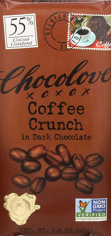 Dark Chocolate Coffee Crunch Bar