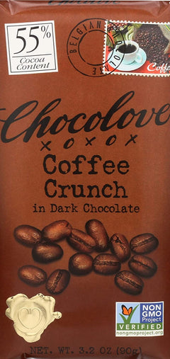 Dark Chocolate Coffee Crunch Bar
