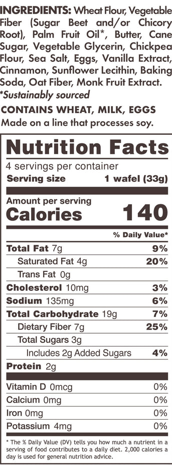 Dutch Caramel & Vanilla Wafels (4 pack)