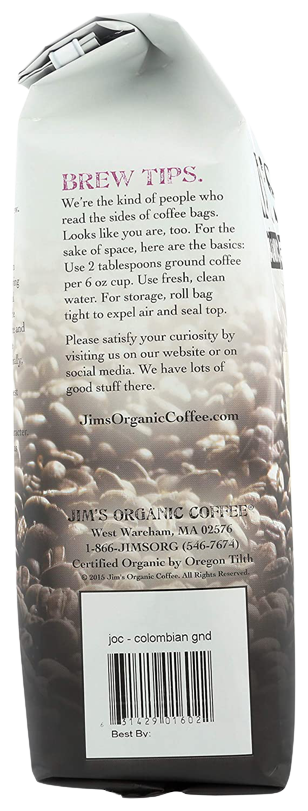 Organic Columbian Ground Coffee