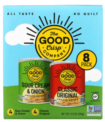 Potato Crisp Original and Sour Cream & Onion Variety Pack (8 Pack)