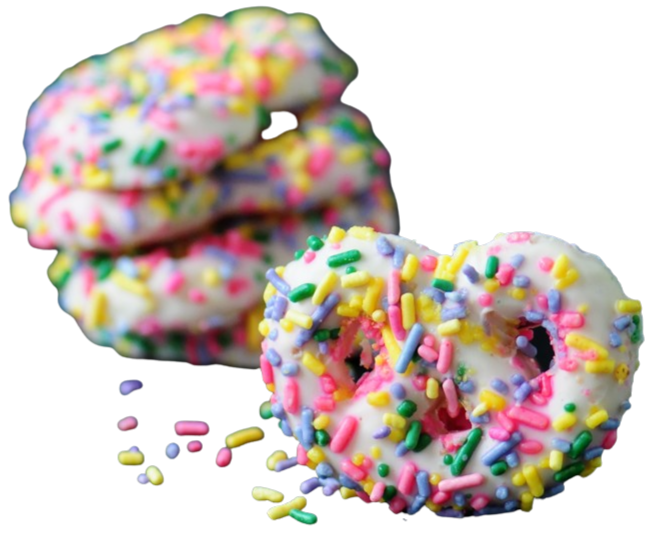 White Chocolate Covered Twist Cookie