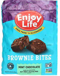 Mint Chocolate Brownie Bites
