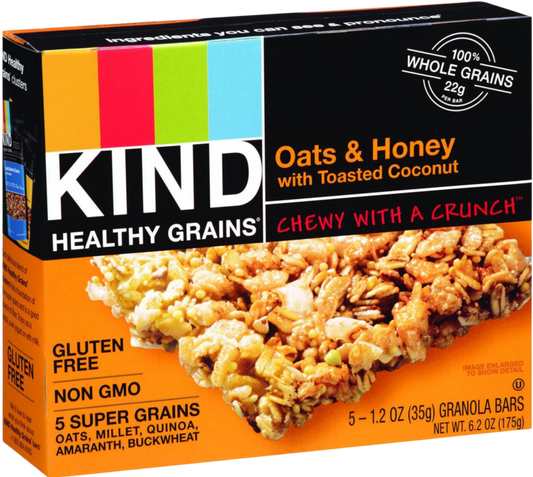 Granola Oat & Honey Bar with Coconut (5 CT)