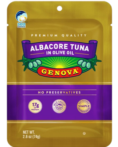 Genova Albacore Tuna in Olive Oil Pouch (12 pack)