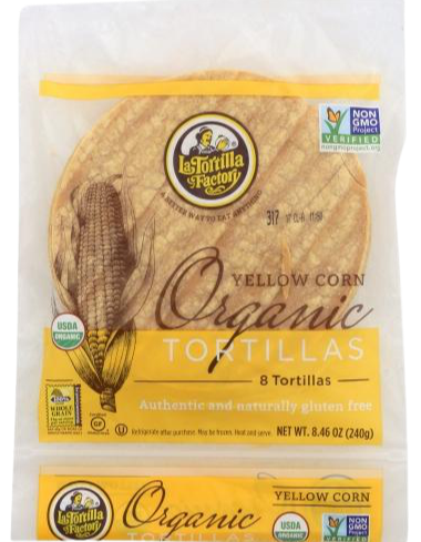 Organic Yellow Corn Tortillas (8 CT)