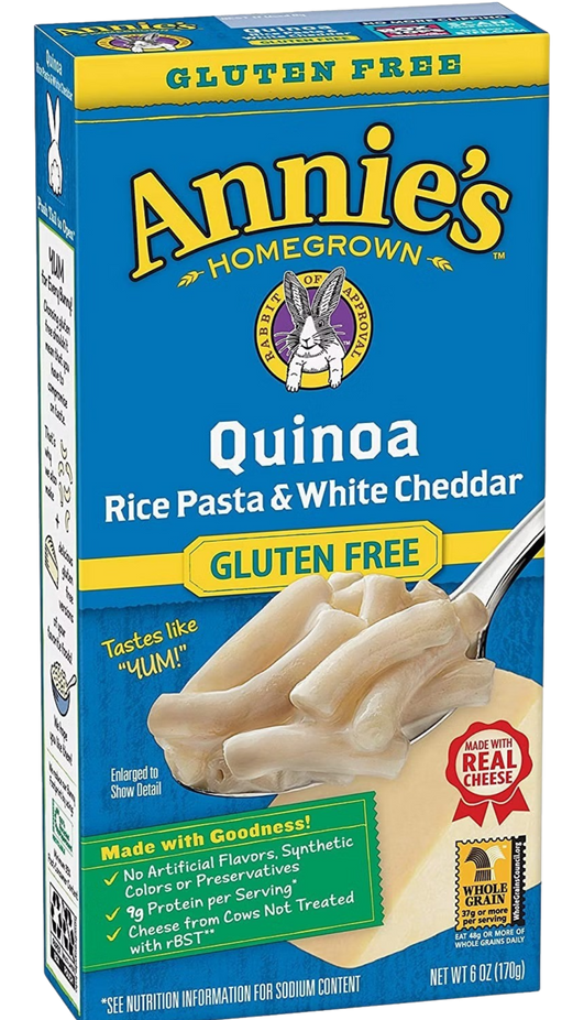 Annie's Rice Pasta & White Cheddar Quinoa