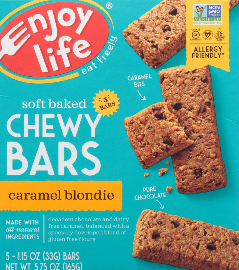 Gluten Free Caramel Blondie Snack Bar