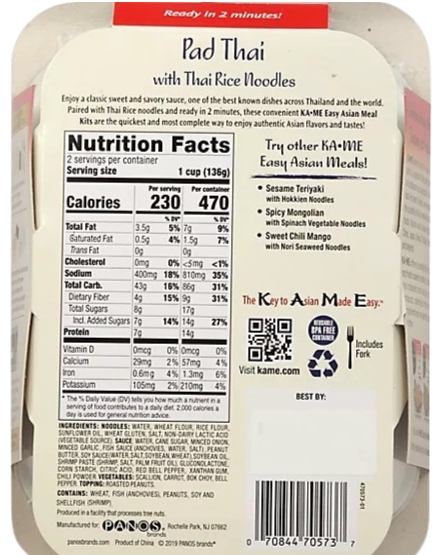 Pad Thai Rice Kit