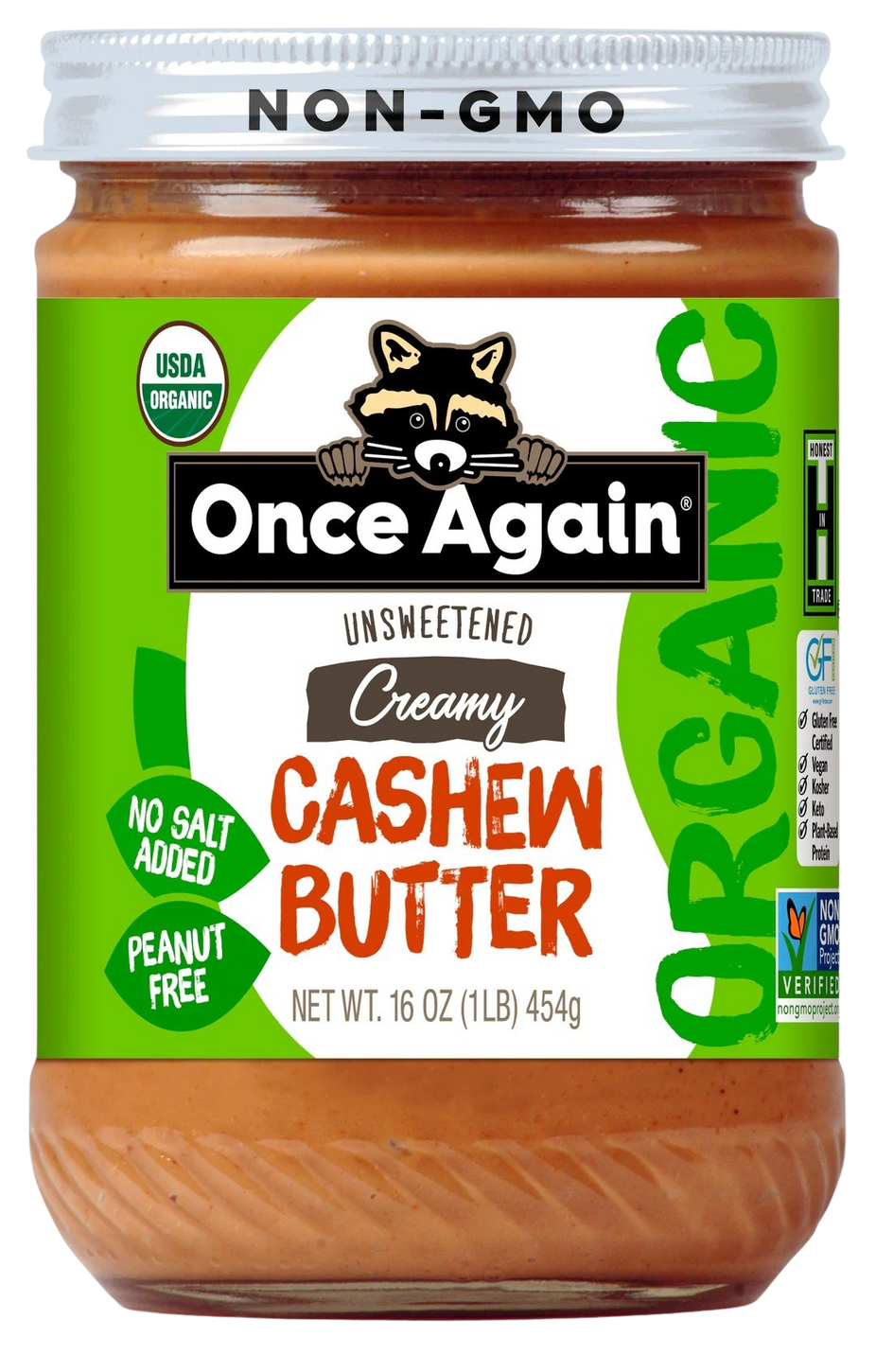 Unsweetened Creamy Cashew Butter