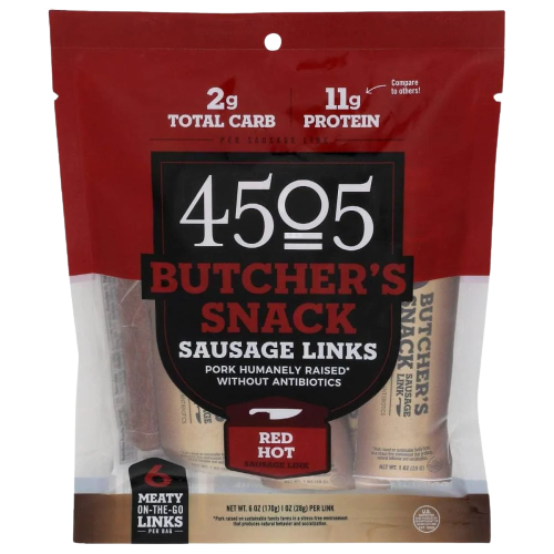 Red Hot Sausage Link Meat Sticks